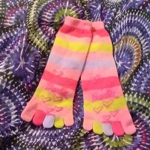 Kids barbie silly socks